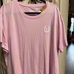 Victoria's Secret Pink Short Sleeve Tee with Embroidered Logo